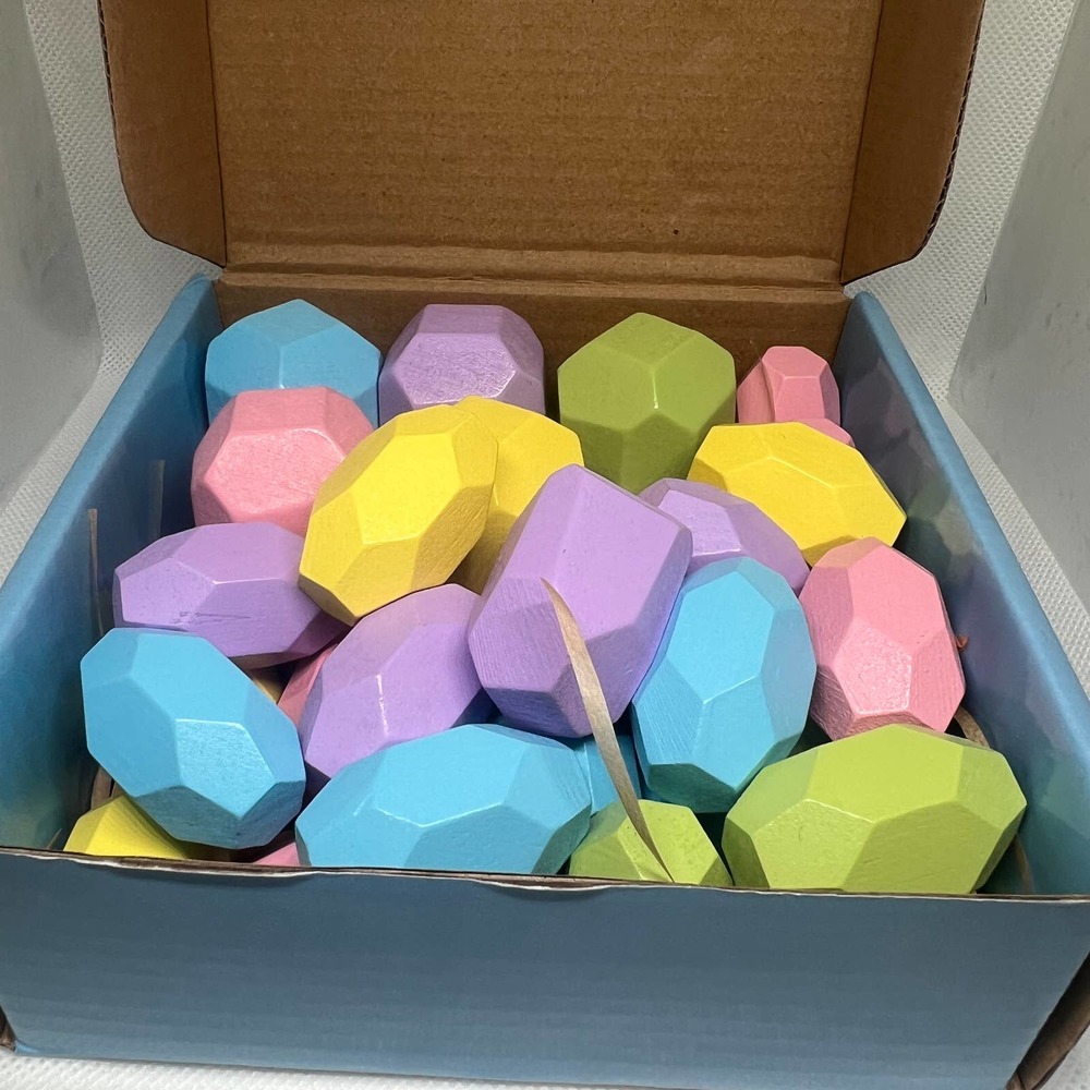 Wooden Stacking Stones. Montessori Toy